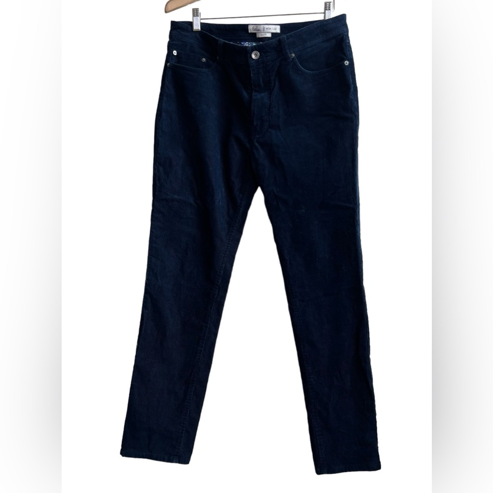 Boden Navy Corduroy Slim Fit 34/32 Women’s Pants